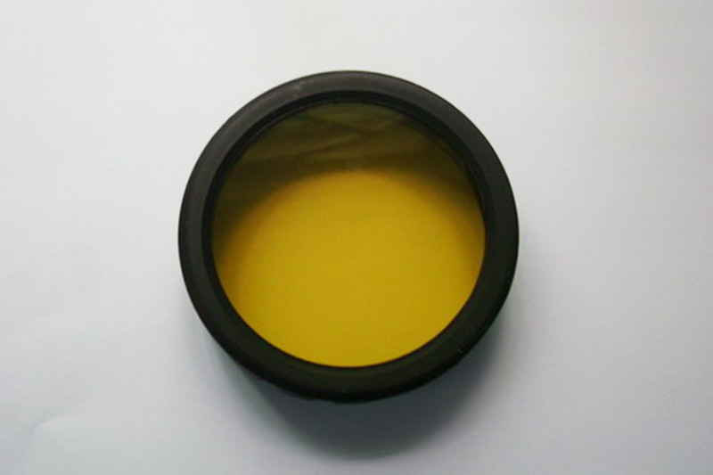 镀黄色手电筒玻璃